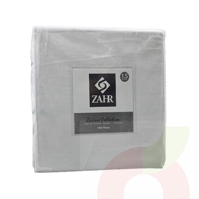Sábana Zarina Blanca 1.5 Plazas 144 Hilos  - Sábanas 4.jpg