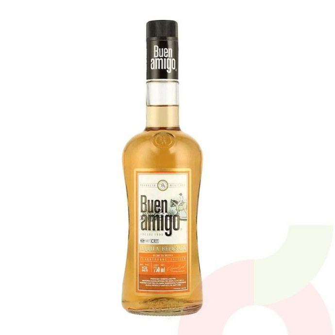 Tequila Oro Buen Amigo 1Lt - Tequila Buen Amigo 1Lt Oro
