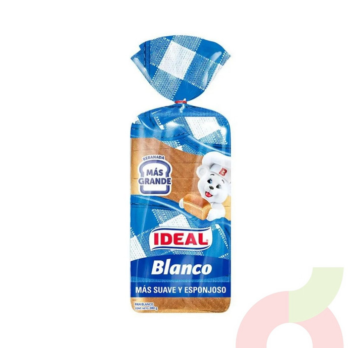 Pan Blanco Chico Ideal 380Gr - Pan Blanco Ideal 380Gr.JPG