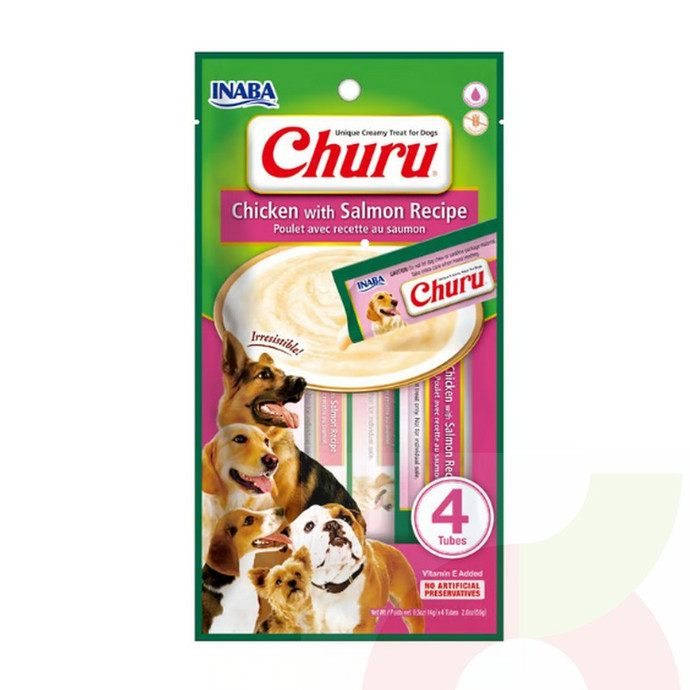Snack Dog Churu Salmon 56Gr  - churu salmon.jpg