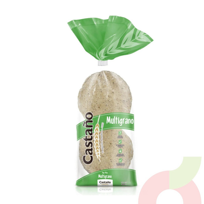 Pan Pita Multigrano Castaño 300Gr 8 Unidades - 7803468000031.JPG