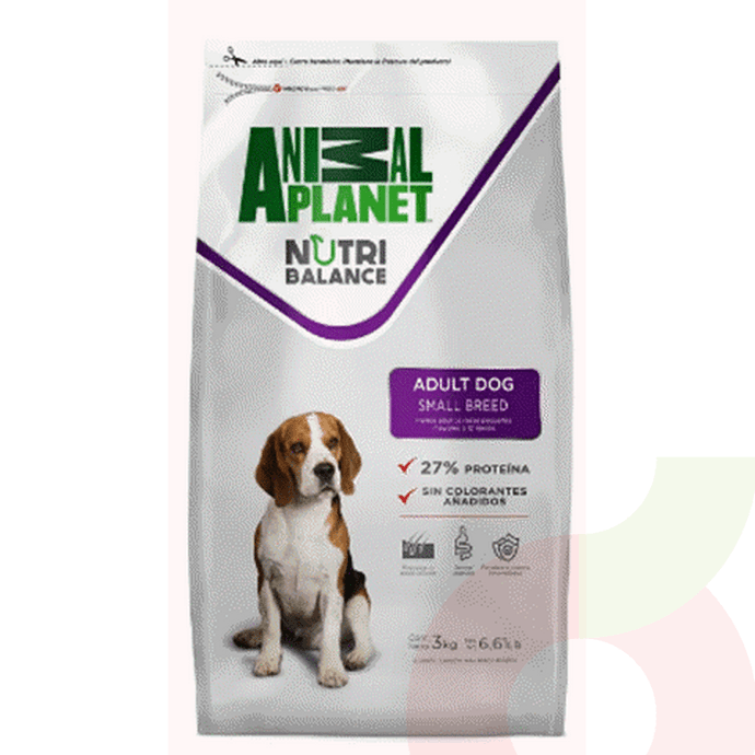 Alimente Perro Adulto Raza Pequeña Nutribalance Animal Planet 3Kg - Nutribalance Dog Adulto S Breed 3 Kg.