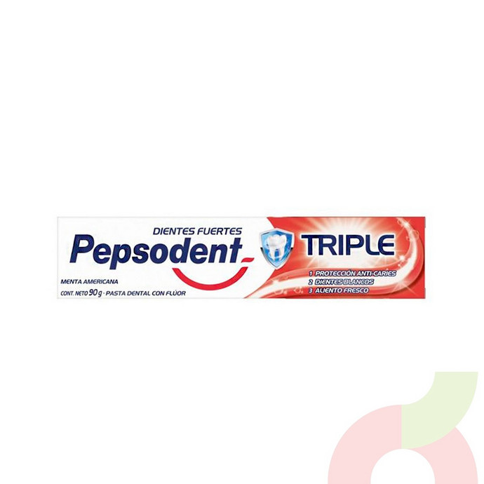 Pasta Dental Triple Pepsodent 90Gr - Pepsodent triple 90gr.JPG