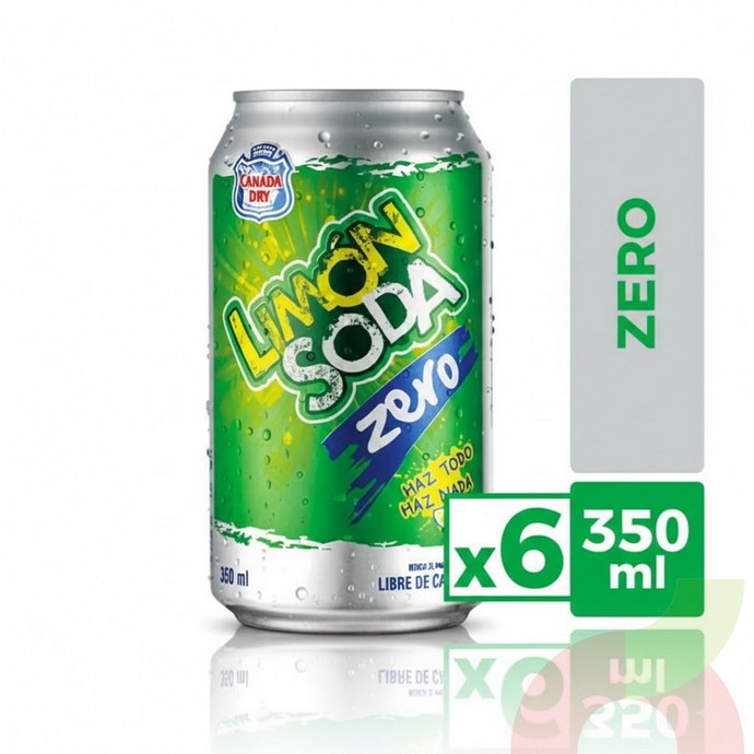 Pack Lata Limón Soda Zero 350Cc 6 Unidades - limon soda zero lata.JPG