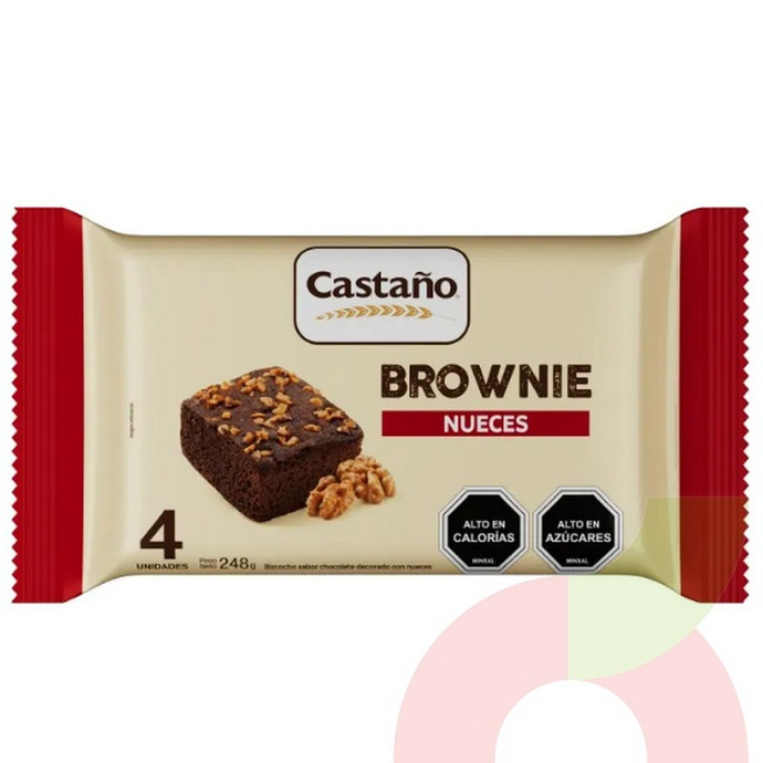 Brownie con Nueces Castaño 248Gr 4 Unidades - 7803468004886.JPG