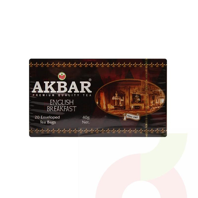Té English Breakfast Akbar 20 Unidades 40Gr - Té English Breakfast Akbar 20 Unid