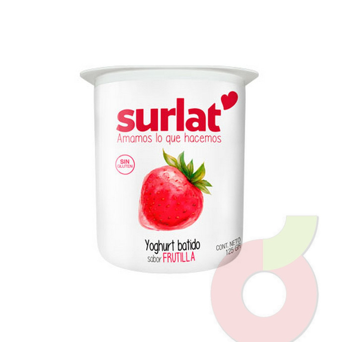 Yoghurt Batido Frutilla Surlat 110Gr - surlat frutilla 125.JPG