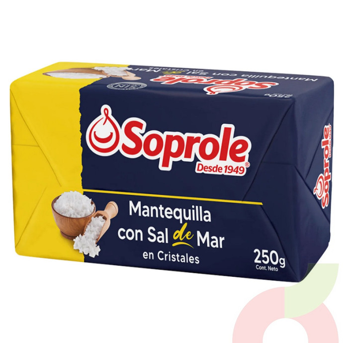 Mantequilla Con Sal De Mar Soprole 250Gr - 7802900026585.JPG