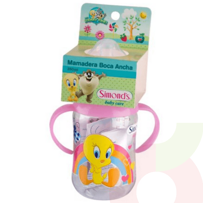 Mamadera Baby Looney Tunes Boca Ancha - Mamadera Baby Looney Tunes Boca Ancha