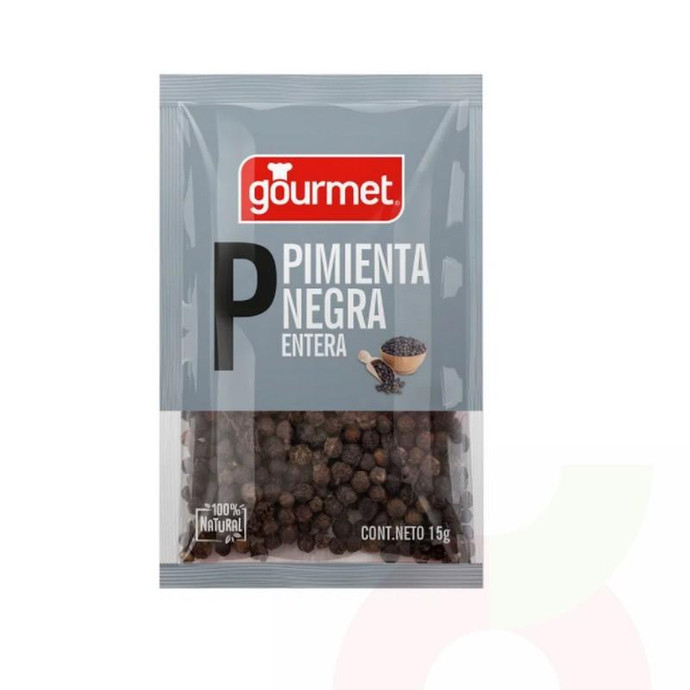 Pimienta Negra Entera Gourmet 15Gr - Pimienta Negra Entera Gourmet 15Gr