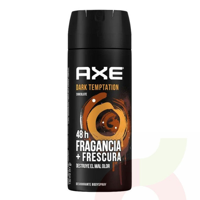 Desodorante Axe Dark Temptation Chocolate 150Ml - Axe dark temptation chocolate.jpg