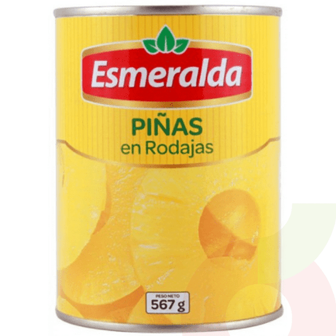 Piña en Rodajas Almíbar Esmeralda 567Gr - Piña En Rodajas Almibar-Esmeralda 567Gr