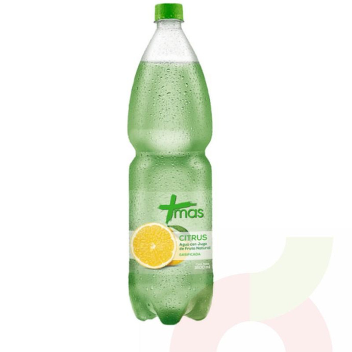 Agua Citrus Cachantún Mas 1.6Lt - Agua Cachantun Mas Citrus 1.5Lt