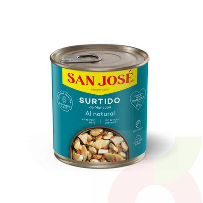 Surtido de Mariscos al Natural San José 425Gr - surtido san jose al natural .jpg