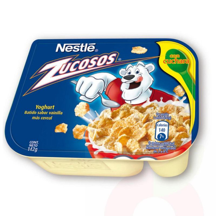 Yogurt con Cereales Zucosos + Cuchara Nestle 142Gr - Yoghurt Con Cereales Zucosos + Cuchara, Nestle 142Gr