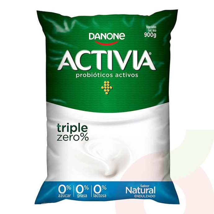 Yoghurt Natural Sin Lactosa Activia 900Gr - Yoghurt Natural Sin Lactosa, Activia, Bolsa 900Gr