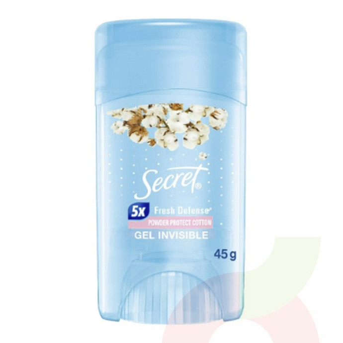 Desodorante Secret Gel Algodón 45Gr  - desodorante secret algodon.jpg