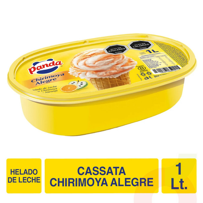 Cassata Chirimoya Alegre Panda 1Lt  - cassata chirimoya.JPG