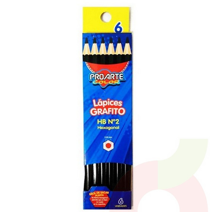 Lapiz Grafito Proarte 6 Unidades  - lapz graf.JPG