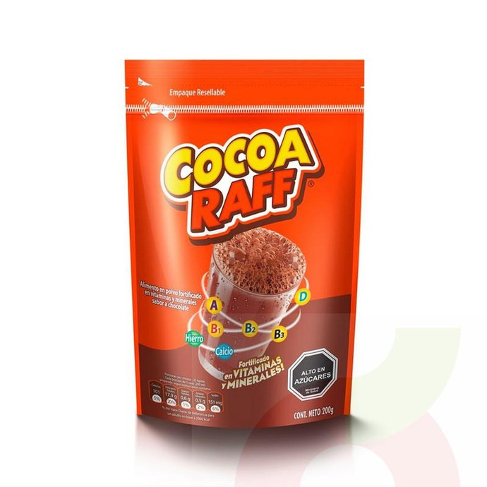 Saborizante Chocolate Cocoa Raff 200Gr - Saborizante-Cocoa Raff-Chocolate 200Grs