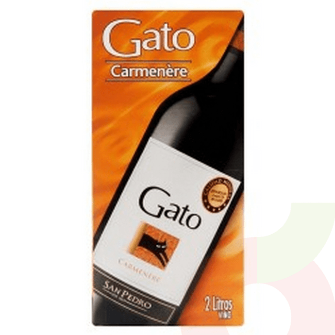 Vino Carmenere Gato 2Lt  - Vino Gato 2Lt Carmenere