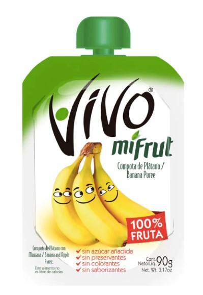 Mifrut Plátano Vivo 90Gr - Vivo Mifrut 90Gr Platano
