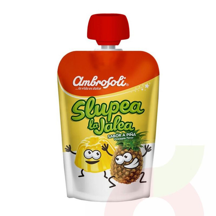 Pouch Jalea Sabor Piña Ambrosoli 100 Gr - Pouch Jalea Sabor Piña-Ambrosoli 100Gr