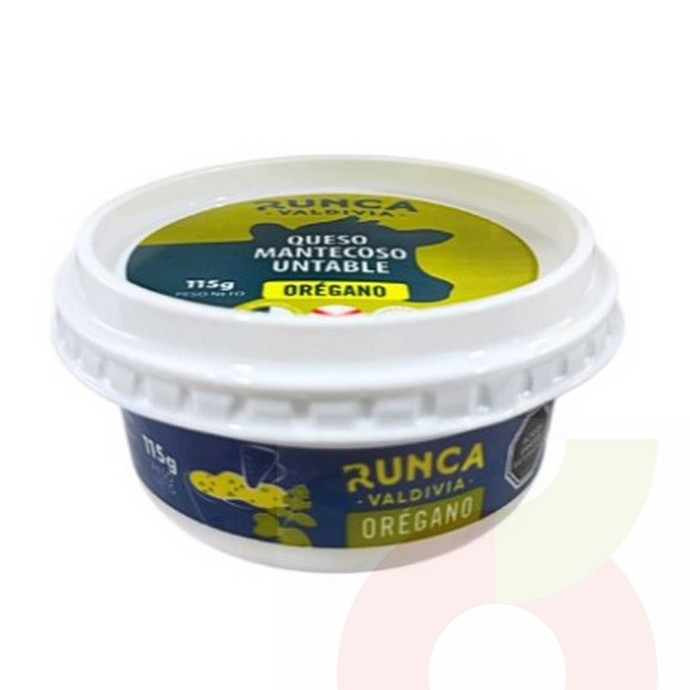 Queso Runca Crema Oregano 115Gr    - queso untable Runca Oregano.jpg