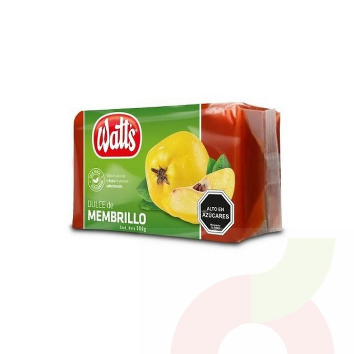 Dulce De Membrillo Watts 500Gr - Dulce De Membrillo Perello Watts 500Gr