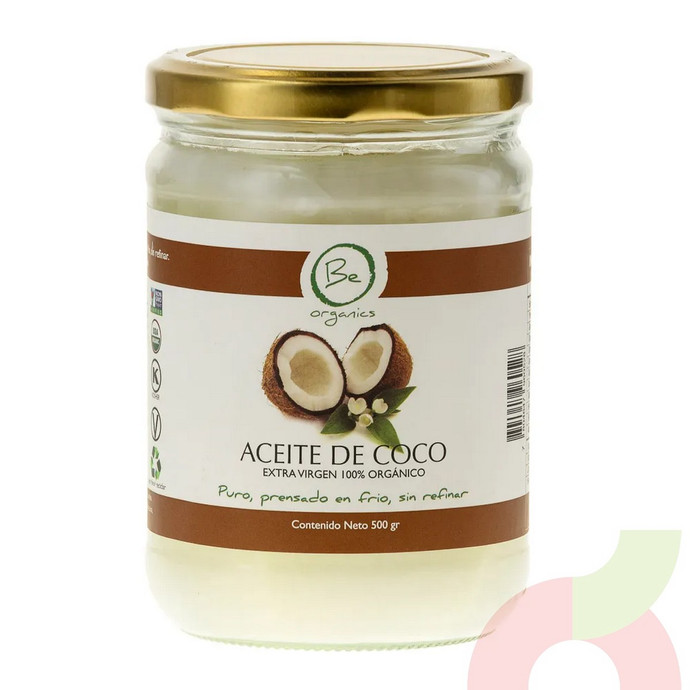Aceite Coco Extra Virgen Be Organics 500Gr - Aceite de Coco Be Organics.JPG