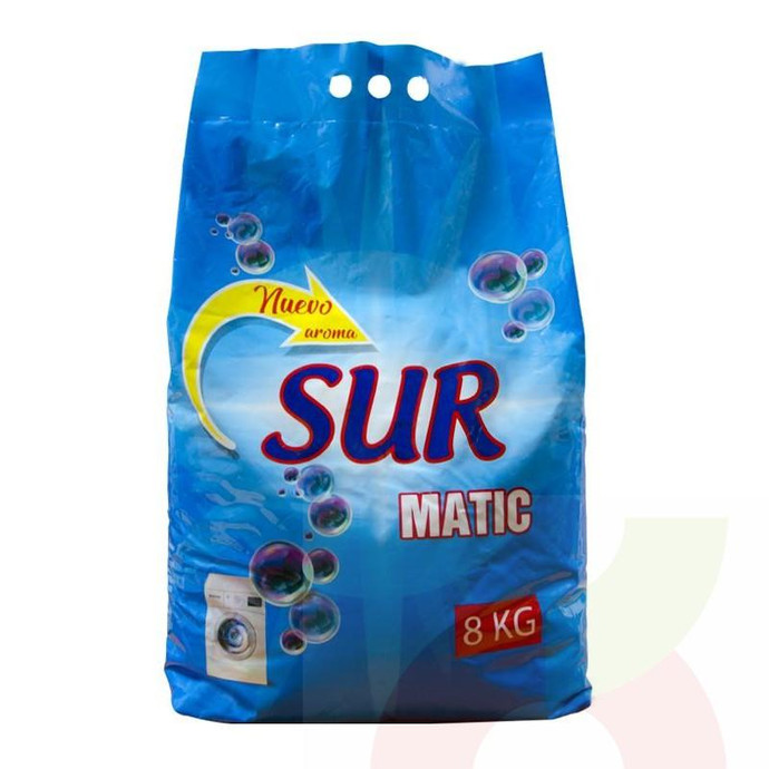 Detergente en Polvo Matic Sur 8Kg - Detergente Sur Matic 8Kg