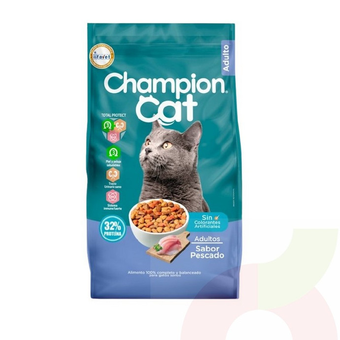 Alimento sabor Pescado Champion Cat 3Kg Adulto - 7804100003120.jpg