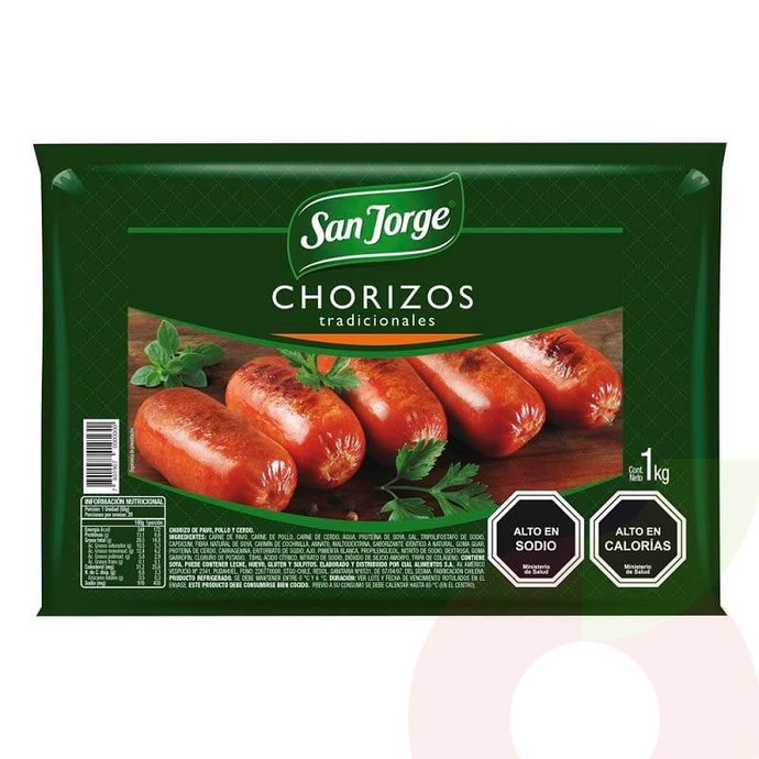 Chorizo Parrillero San Jorge 1Kg - Chorizo Parrillero S.Jorge 1Kg