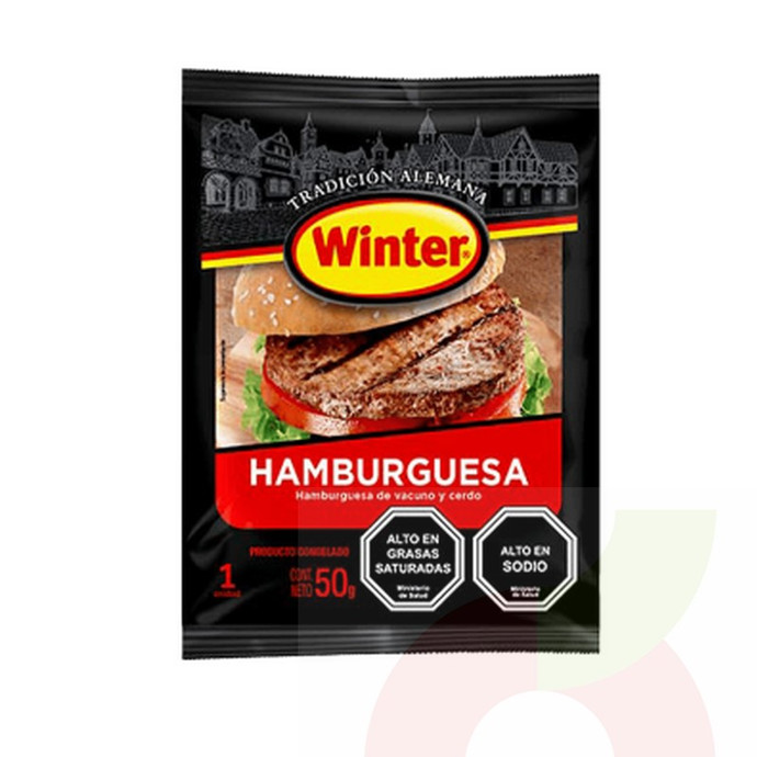 Hamburguesa de Vacuno Winter 50Gr  - 7801900340486.jpg