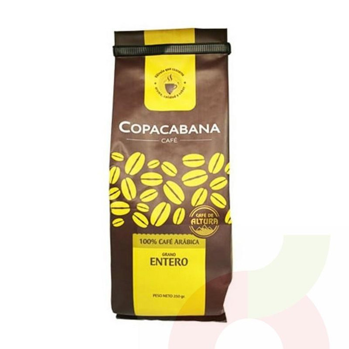 Café Entero Copacabana 250Gr - Café Entero Copacabana 250Gr
