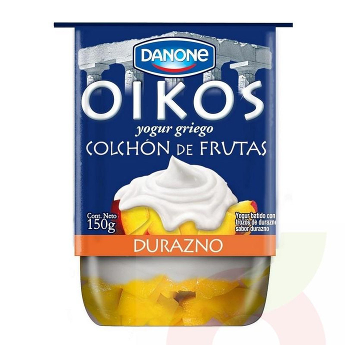 Yoghurt Griego Oikos Durazno Danone 150Gr - Yoghurt Griego Oikos De Durazno, Danone 150Gr