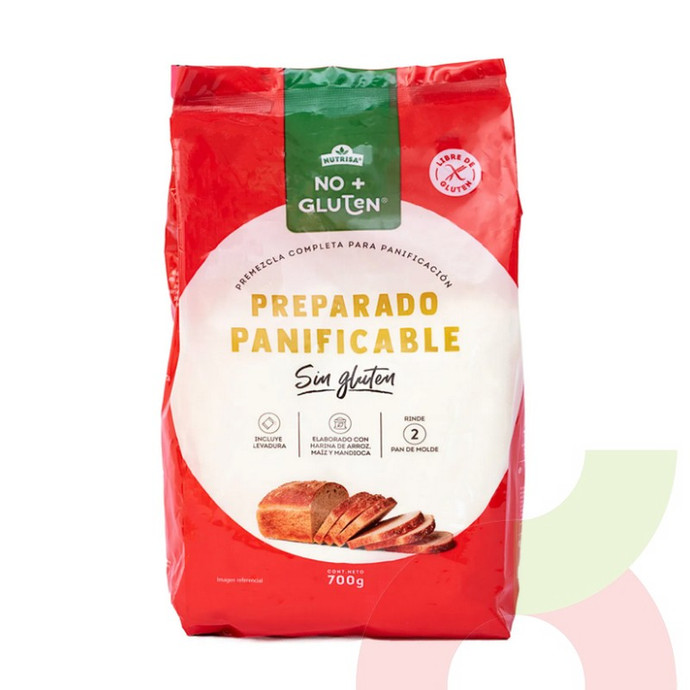 Preparado Panificable Sin Gluten Nutrisa 700Gr - 7803500010813.JPG