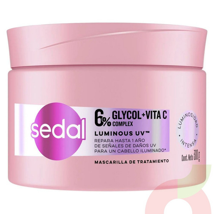 Mascarilla de Tratamineto Sedal Luminous 300Gr - MASCARILLA SEDAL 300.JPG