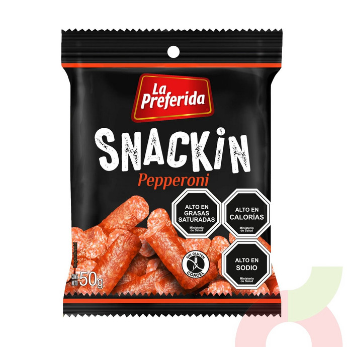 Snackin Pepperoni La Preferida 50Gr - 7801916039848.JPG