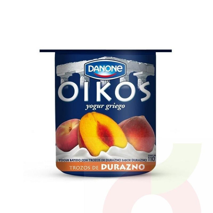 Yoghurt Griego Trozos De Durazno Danone 110Gr - Yogurt Griego Trozos De Durazno-Danone 110Gr