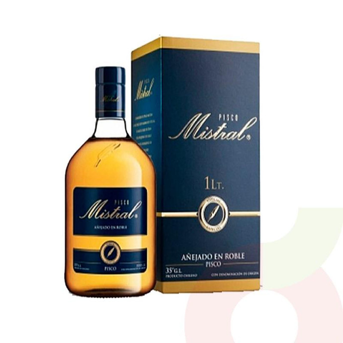 Pisco 35° G Mistral 1Lt - Pisco Mistral 35° 1L