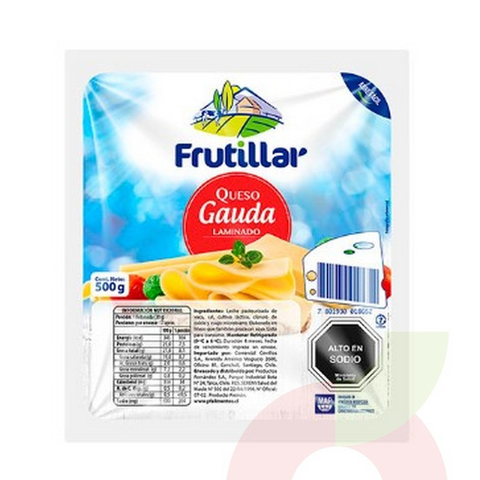 Queso Gauda Laminado Frutillar 250Gr  - frutillar.JPG