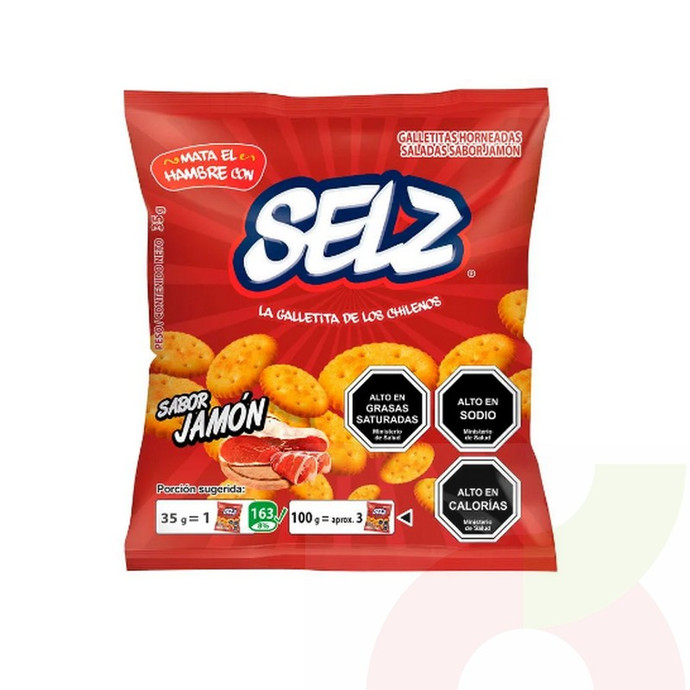 Galletas Mini Jamón Serrano Selz 35Gr  - galleta selz jamon serrano .jpg