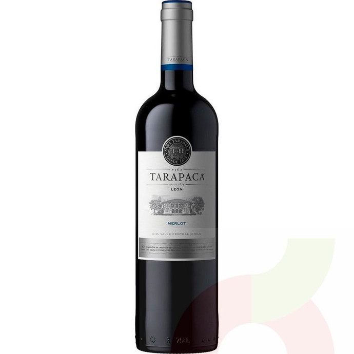 Vino Merlot Tarapacá 750Cc - Vino Leon Merlot 750Cc