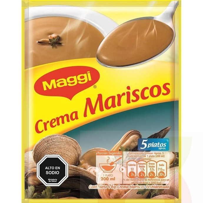 Crema de Mariscos Maggi 76Gr - Crema De Mariscos Maggi 76Gr