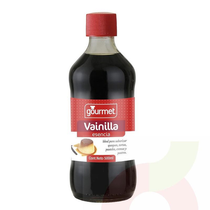 Esencia De Vainilla Gourmet 500Ml - Esencia De Vainilla En Botella Gourmet 500Cc