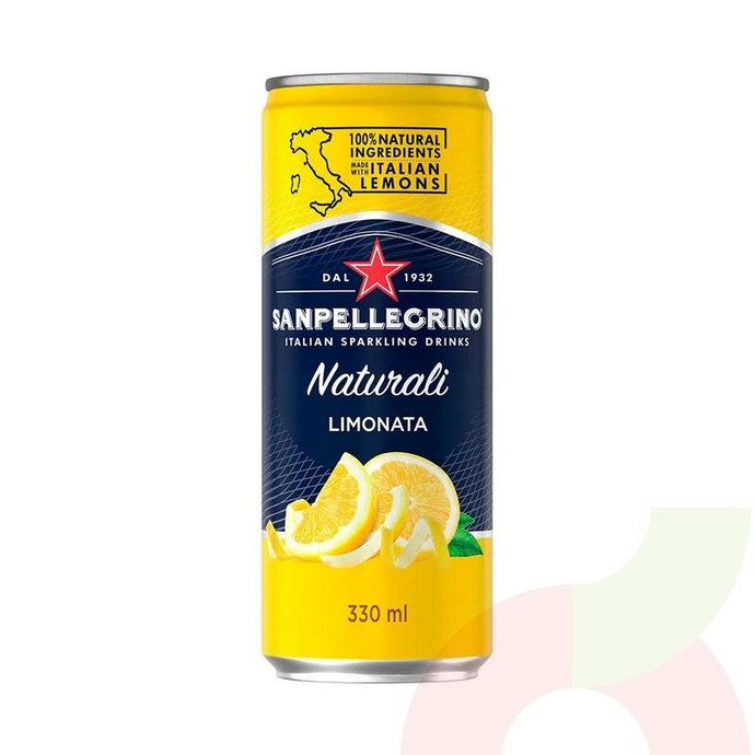 Agua San Pellegrino Limonata 330ml - Agua Limonata-Pellegrino 330Cc