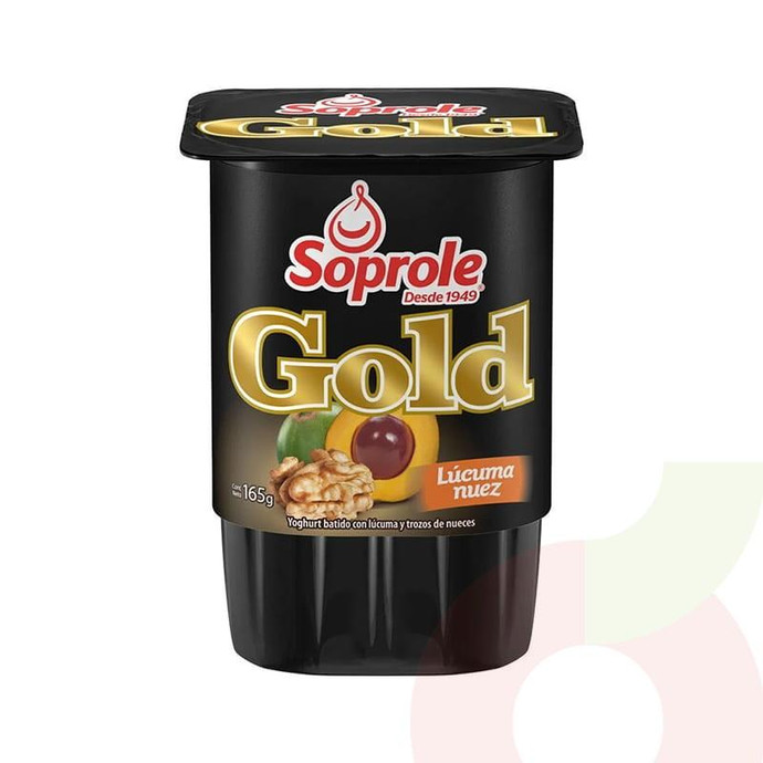 Yoghurt Gold Lúcuma Nuez Soprole 165Gr - Yogurt Gold Lúcuma-Nuez-Soprole 165Gr