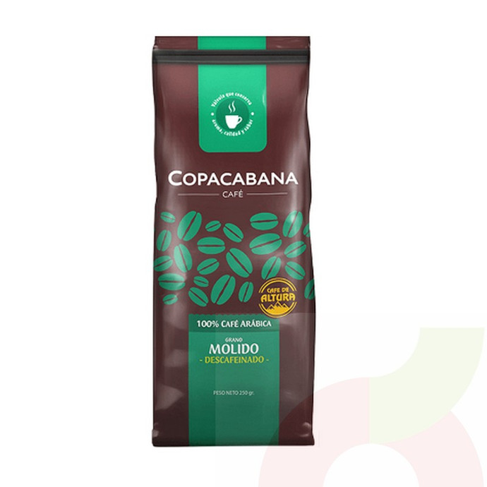 Café Descafeinado Copacabana 250Gr - copacabana descafeinado.jpg