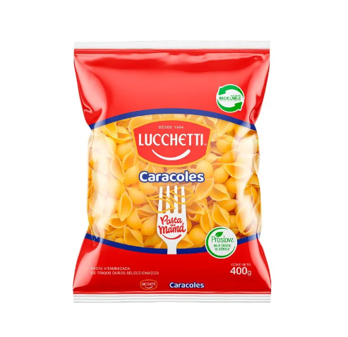 Pasta Caracol Lucchetti 400Gr - Caracoles Lucchetti .png